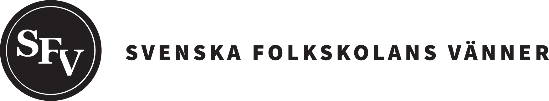SFV - Svenska folkskolans vänners logo.