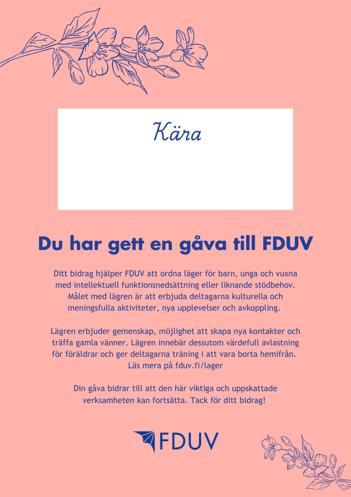 Gåvobrev rosa - pdf
