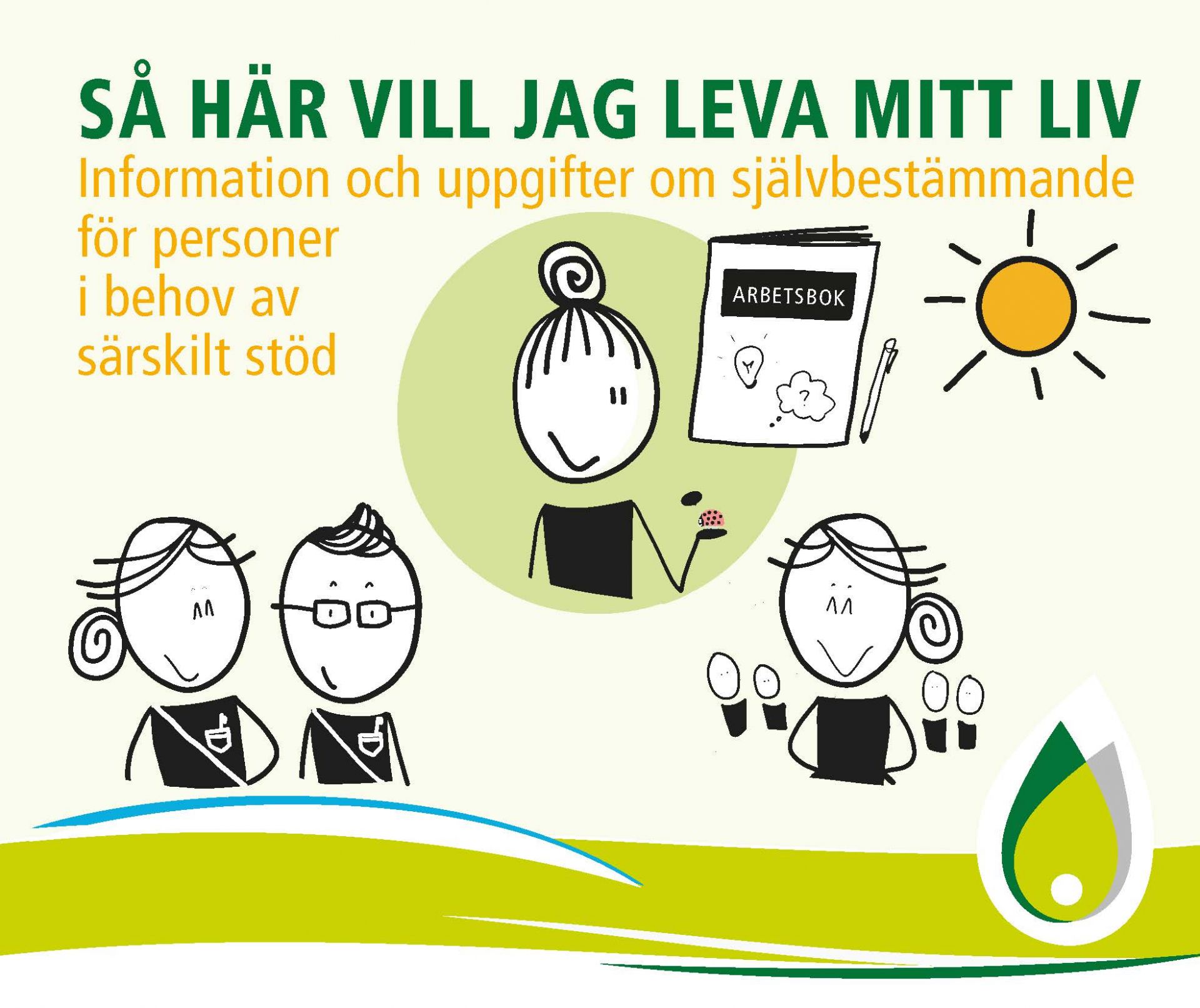 Så här vill jag leva mitt lib. Information och uppgifter om självbestämmande för personer i behov av särskilt stöd.