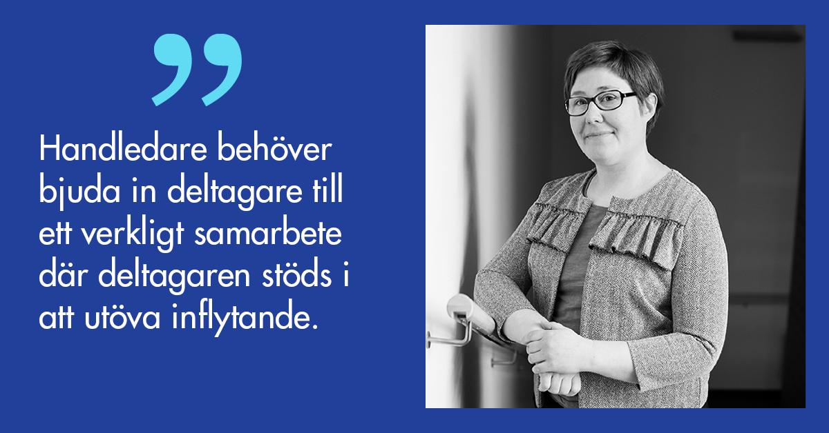 Porträtt på Melanie Shametaj och citatet 