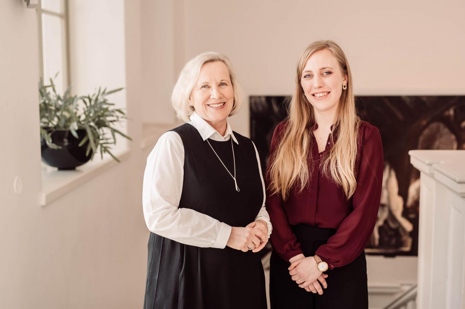 Lisbeth Hemgård och Vanessa Westerlund.