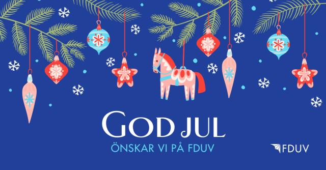 God jul önskar vi på FDUV.